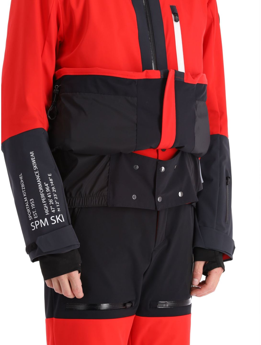 Sportalm Kitzbühel, My Shell m.Kap.o.P. chaqueta de esquí hombres Red rojo 