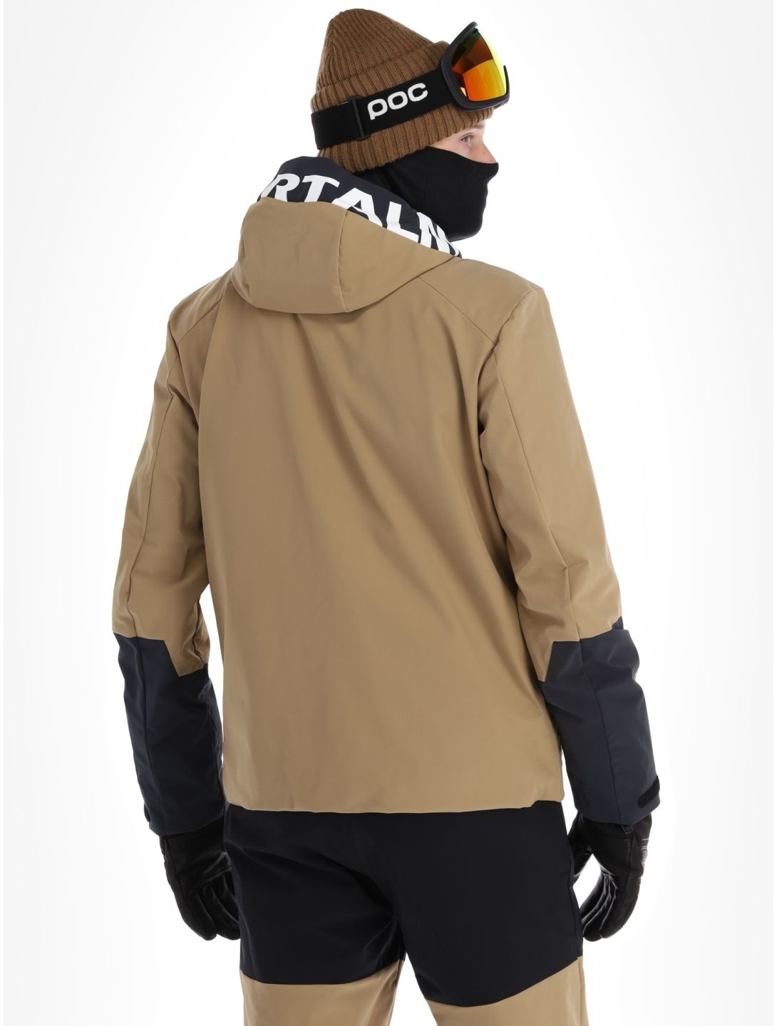 Sportalm Kitzbühel, My Shell m.Kap.o.P. chaqueta de esquí hombres Cognac beige 