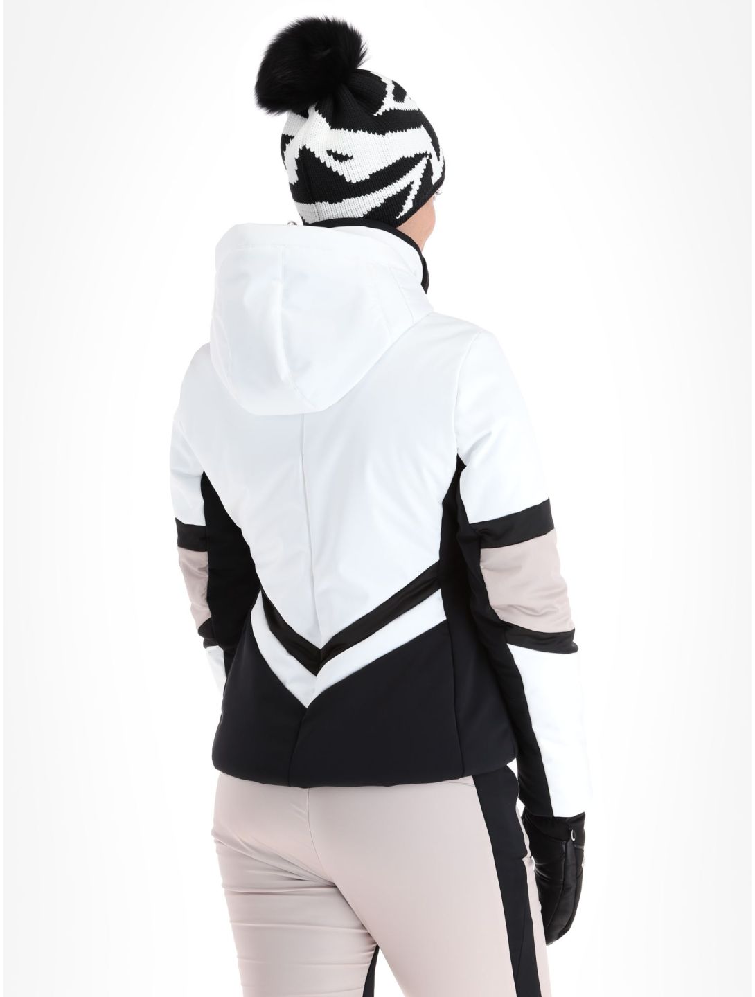 Sportalm Kitzbühel, Ohio m.Kap.o.P. chaqueta de esquí mujeres Optical white blanco 