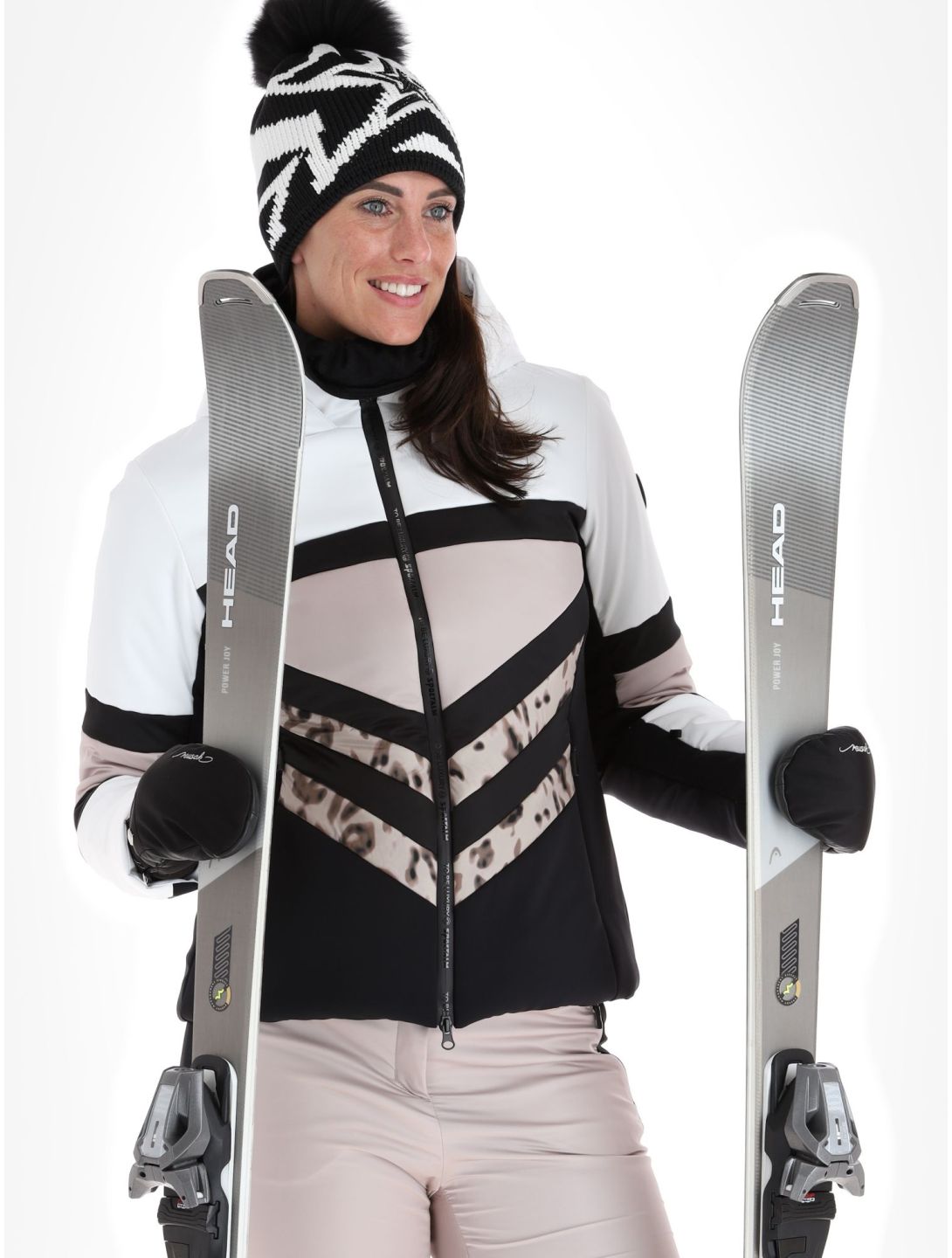 Sportalm Kitzbühel, Ohio m.Kap.o.P. chaqueta de esquí mujeres Optical white blanco 