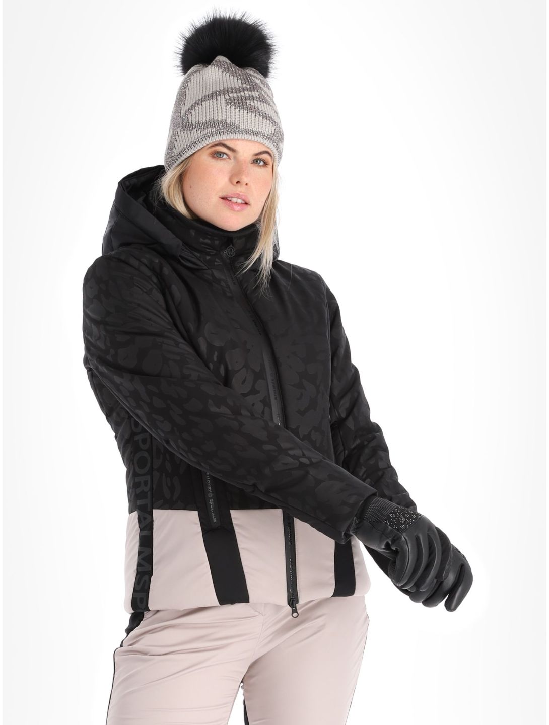 Sportalm Kitzbühel, Oregon m.Kap.o.P. chaqueta de esquí mujeres Black negro 