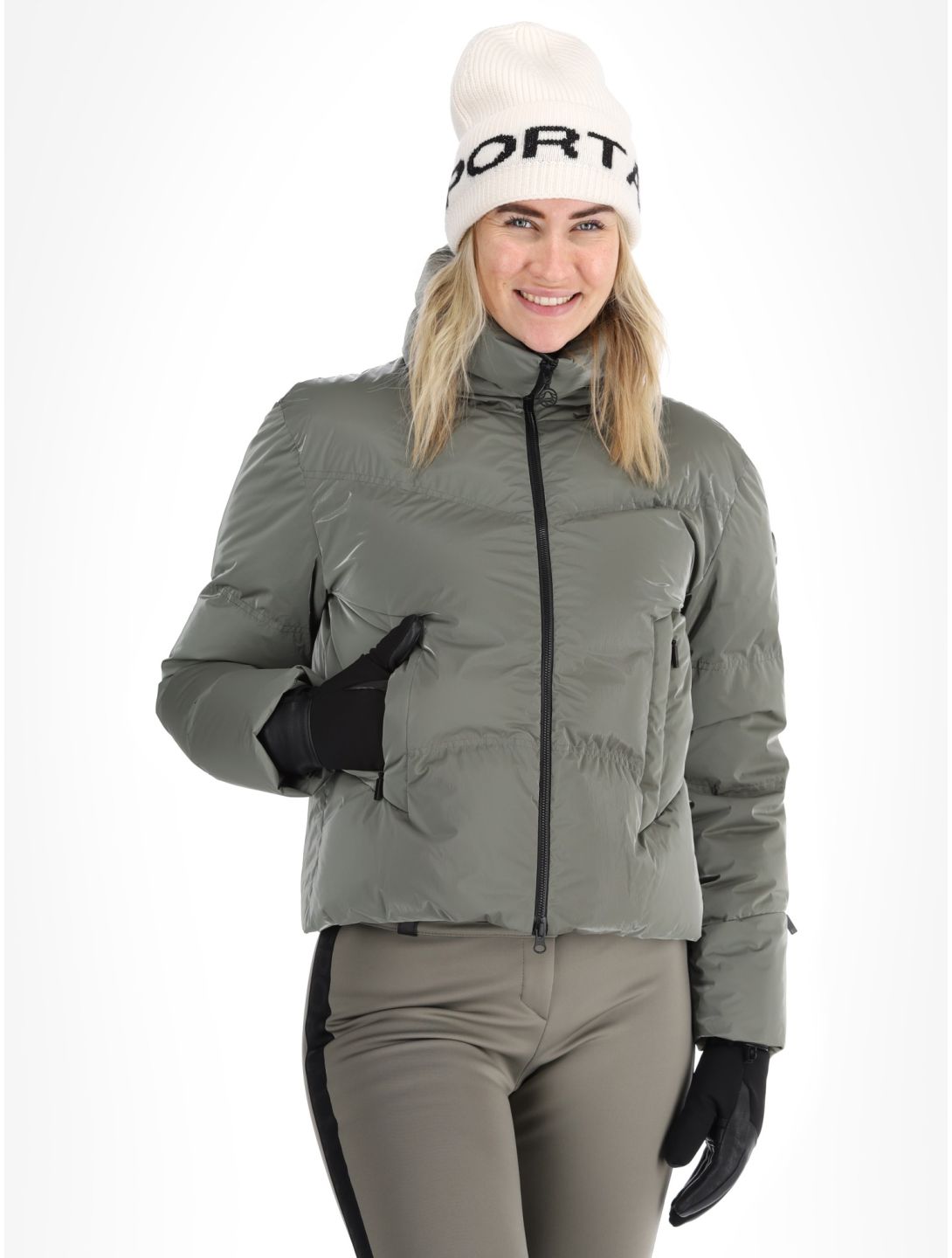 Sportalm Kitzbühel, Orlando CH o.K. chaqueta de esquí mujeres Abbey Stone gris 