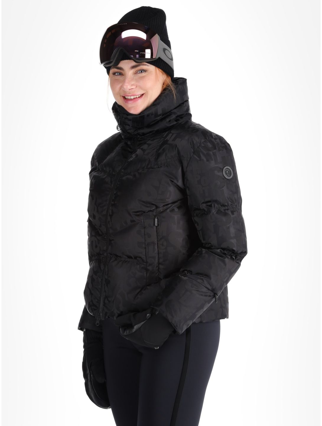 Sportalm Kitzbühel, Orlando Print CH o.K. chaqueta de esquí modelo pequeño mujeres Black negro 