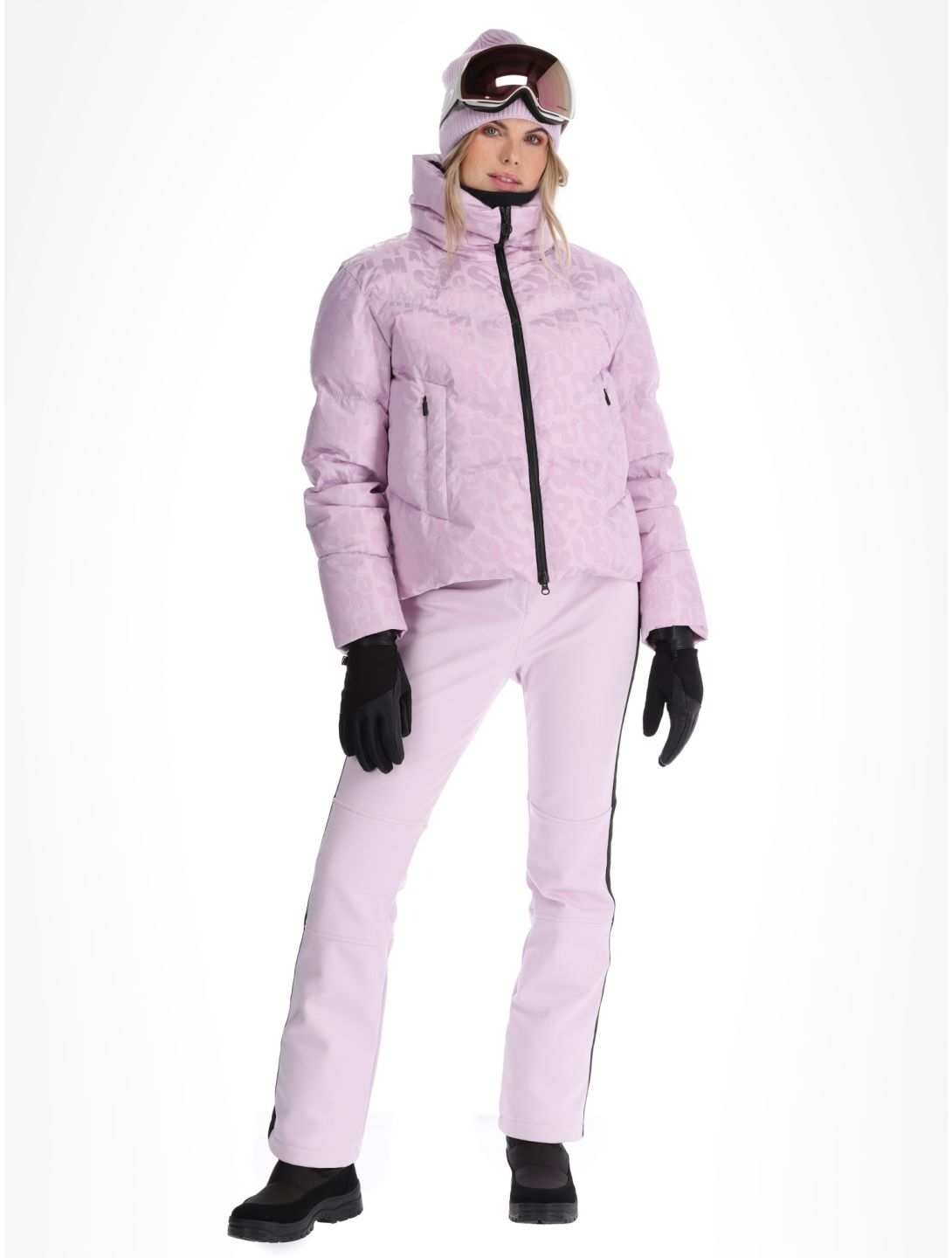 Sportalm Kitzbühel, Orlando Print CH o.K. chaqueta de esquí mujeres Chalk Pink rosa 