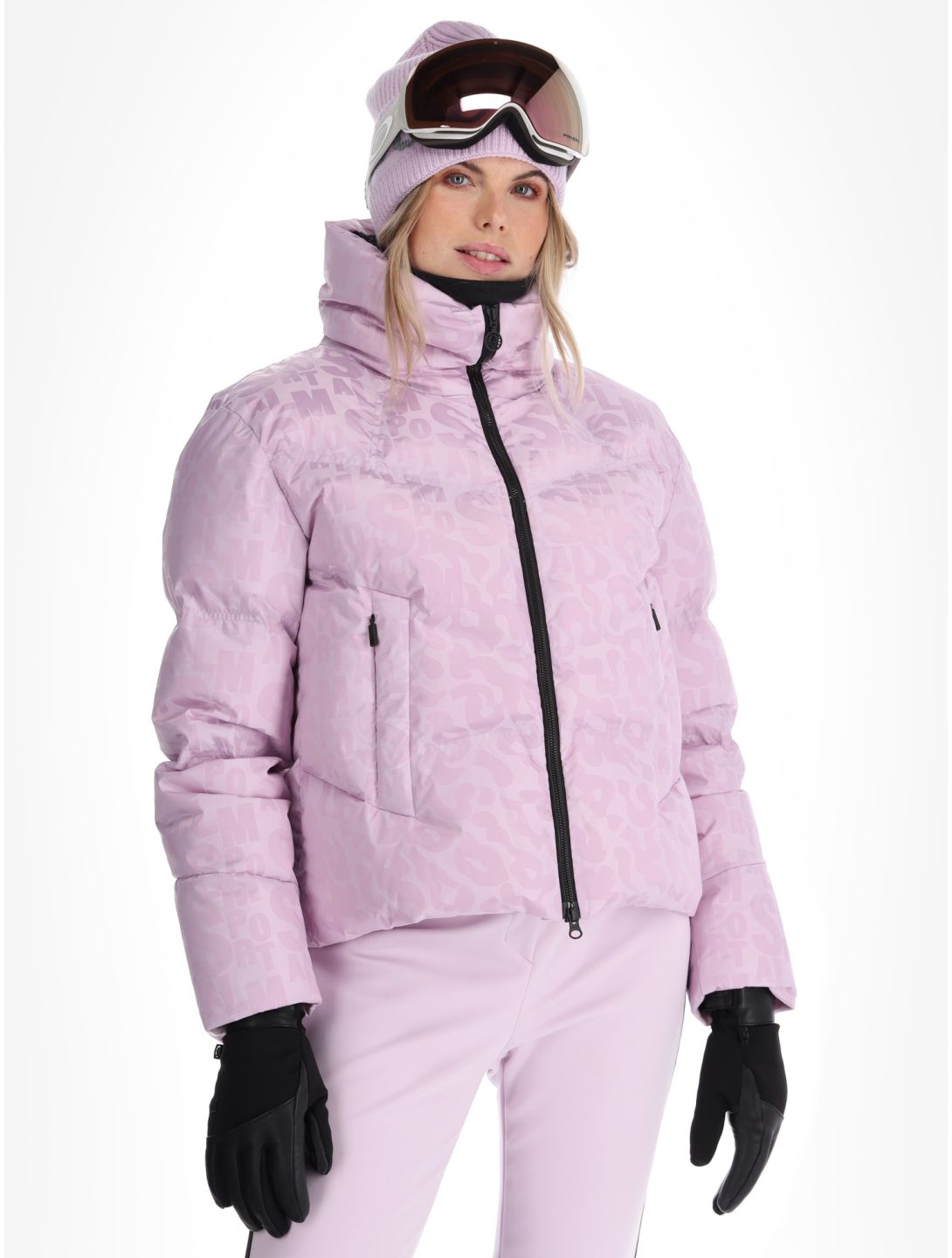 Sportalm Kitzbühel, Orlando Print CH o.K. chaqueta de esquí mujeres Chalk Pink rosa 