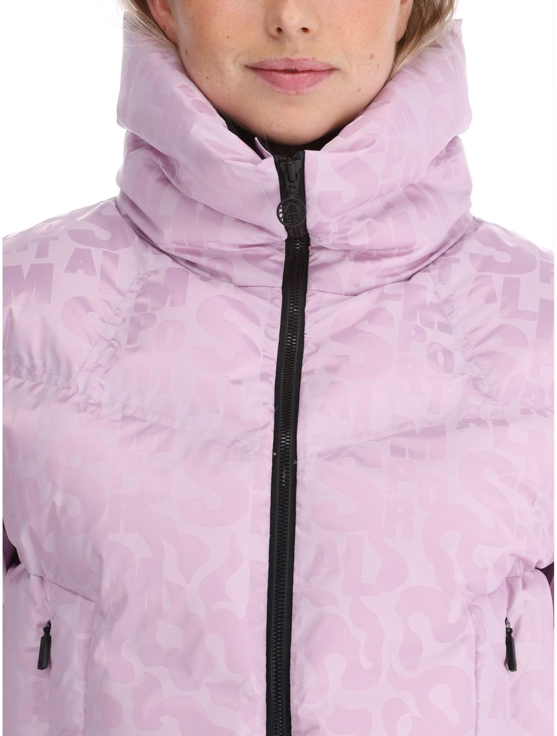 Sportalm Kitzbühel, Orlando Print CH o.K. chaqueta de esquí mujeres Chalk Pink rosa 