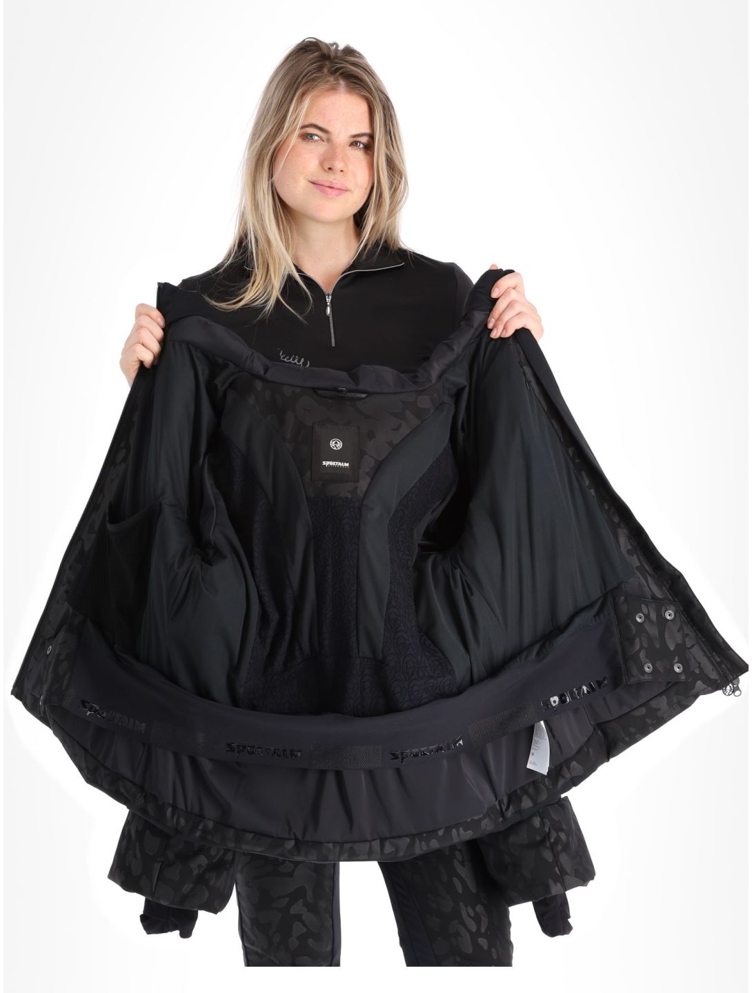 Sportalm Kitzbühel, Ortaca m.K. chaqueta de esquí mujeres Black negro 