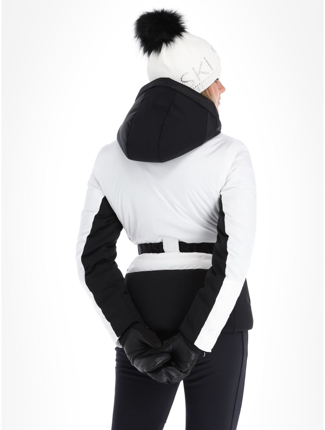 Sportalm Kitzbühel, Oxford m.Kap.o.P. chaqueta de esquí mujeres Optical white blanco 