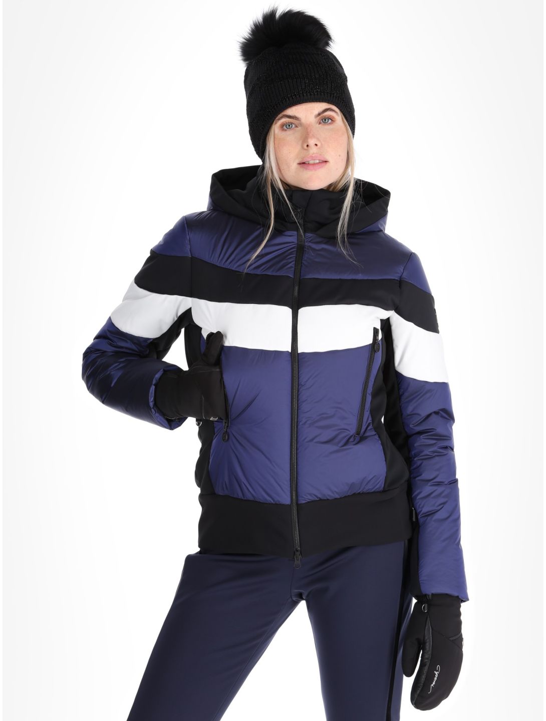 Sportalm Kitzbühel, Shanghai 2784 ST m.K. chaqueta de esquí mujeres Heritage Blue azul 