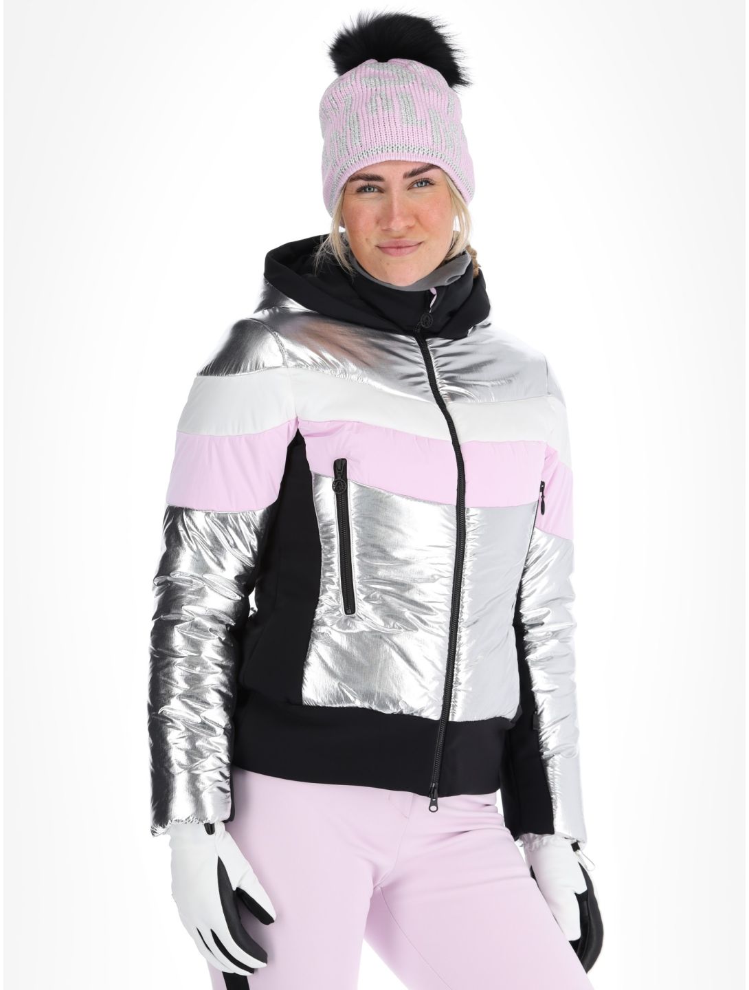 Sportalm Kitzbühel, Shanghai CH m.K. chaqueta de esquí mujeres Silber Zilver 