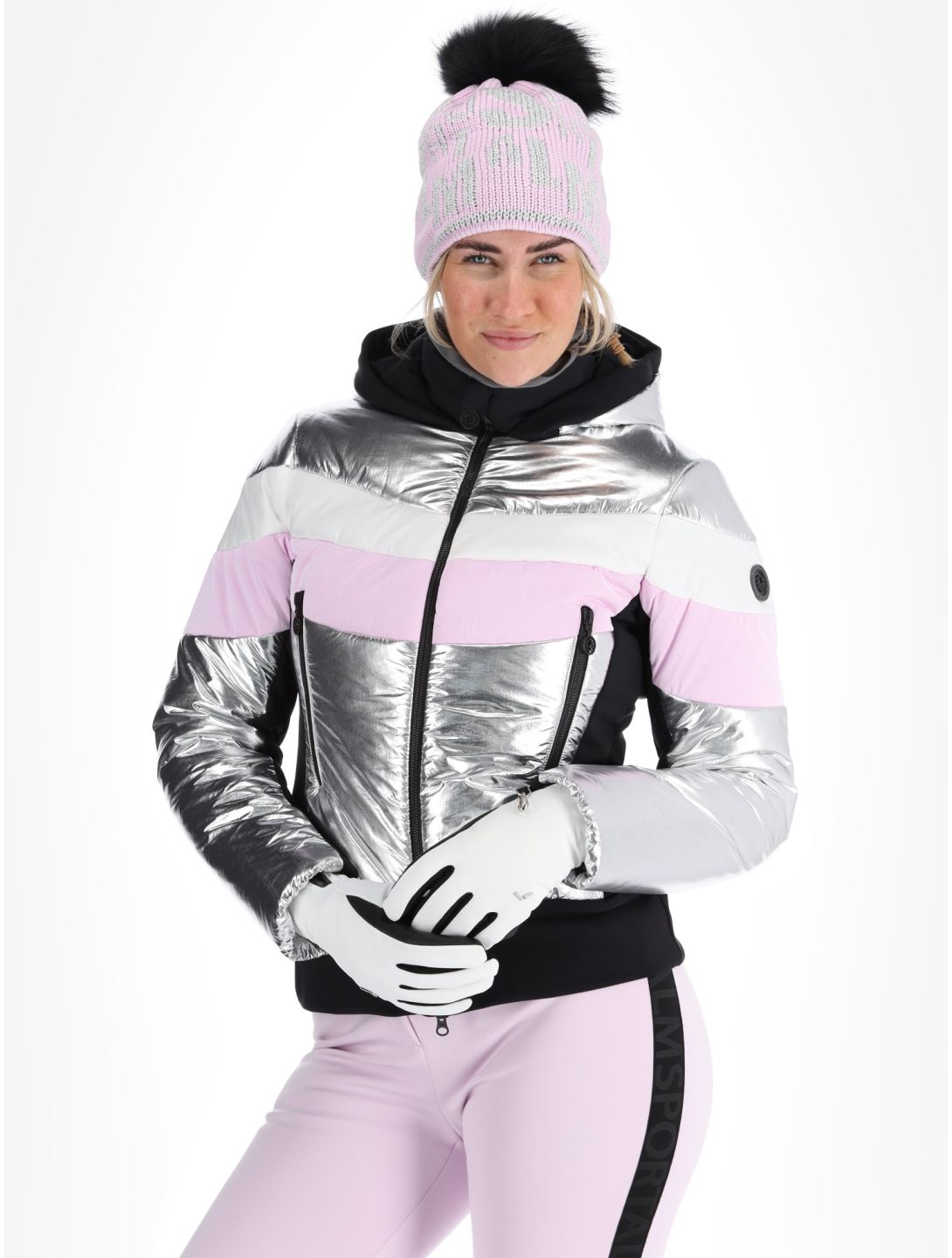 Sportalm Kitzbühel, Shanghai CH m.K. chaqueta de esquí mujeres Silber Zilver 