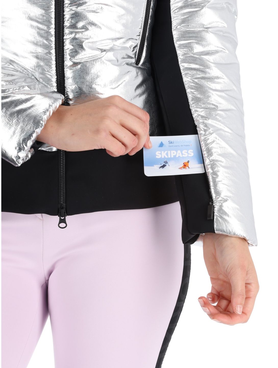 Sportalm Kitzbühel, Shanghai CH m.K. chaqueta de esquí mujeres Silber Zilver 