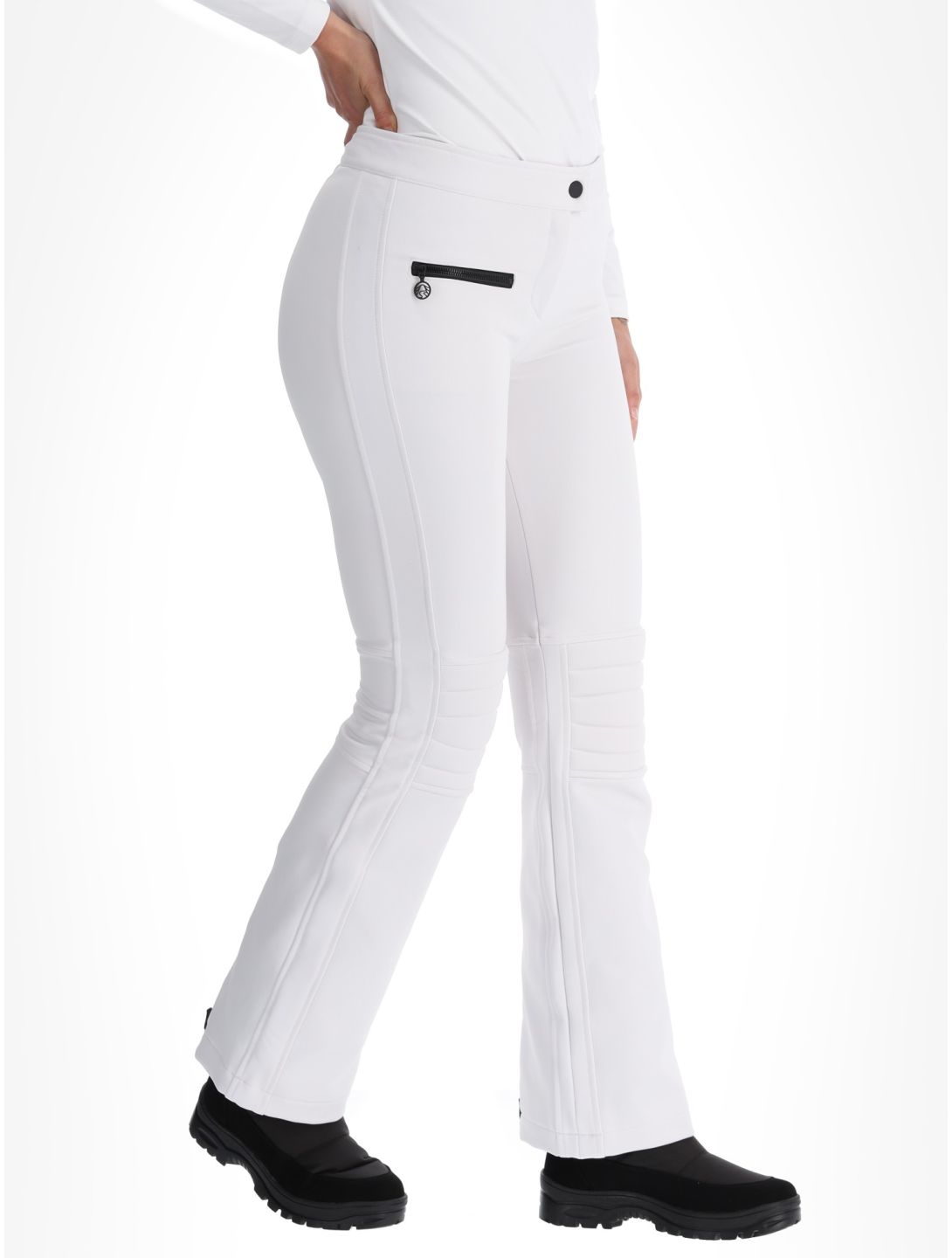 Sportalm Kitzbühel, Snowy pantalones de esquí softshell mujeres Weiss blanco 