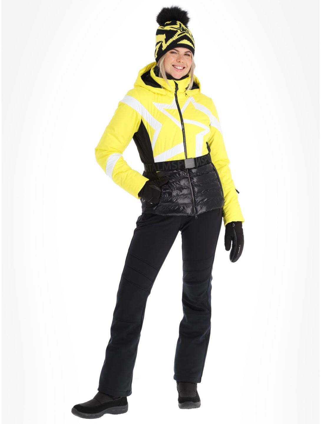 Sportalm Kitzbühel, Subway m.Kap.o.P. chaqueta de esquí mujeres Blazing Yellow amarillo 