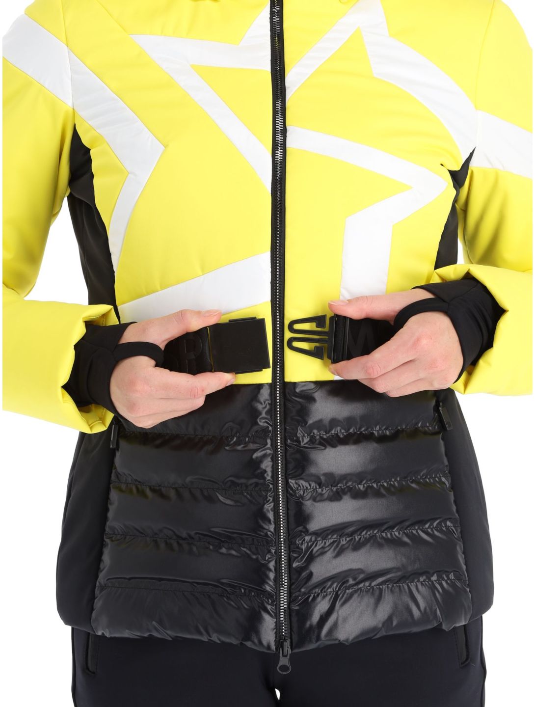 Sportalm Kitzbühel, Subway m.Kap.o.P. chaqueta de esquí mujeres Blazing Yellow amarillo 