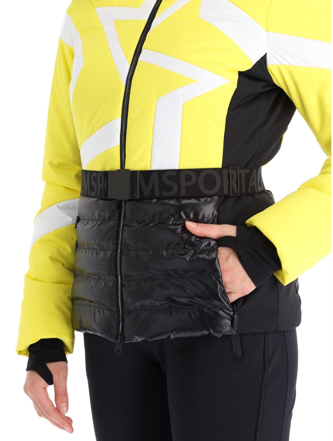 Sportalm Kitzbühel, Subway m.Kap.o.P. chaqueta de esquí mujeres Blazing Yellow amarillo 