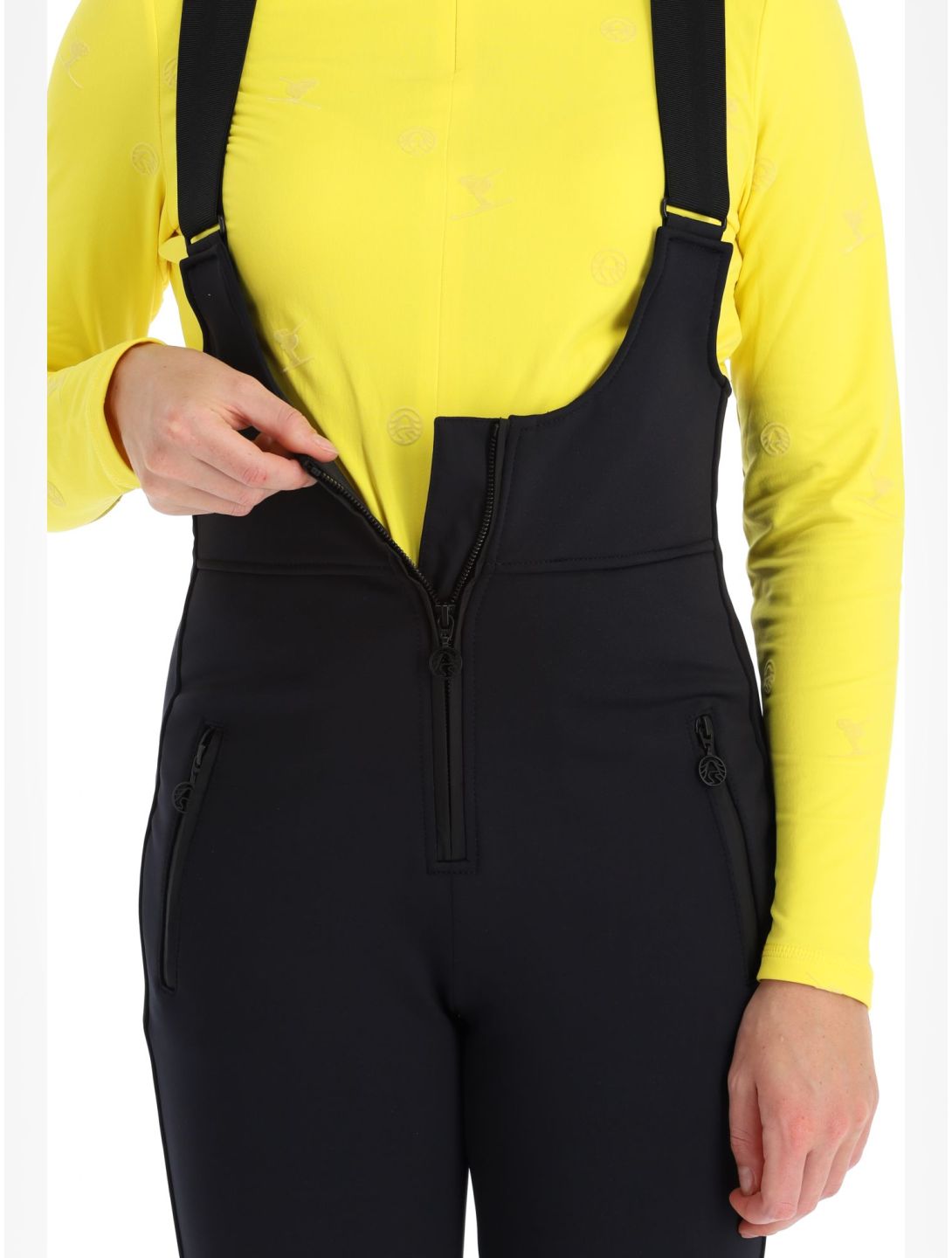 Pantalón de esquí Sportalm Venus BIB para mujer - Negro 