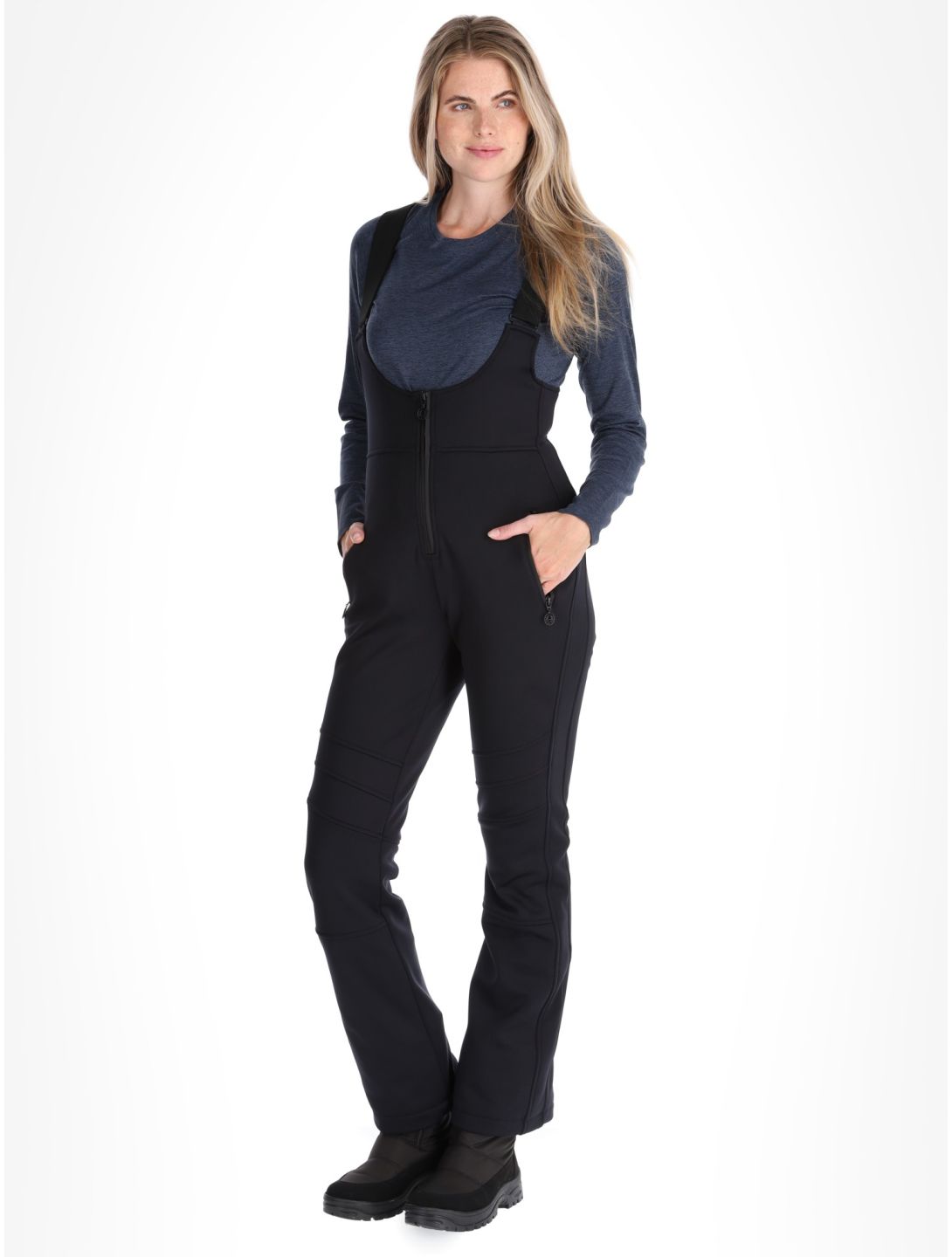 Sportalm Kitzbühel, Venus pantalones de esquí softshell mujeres Black negro 