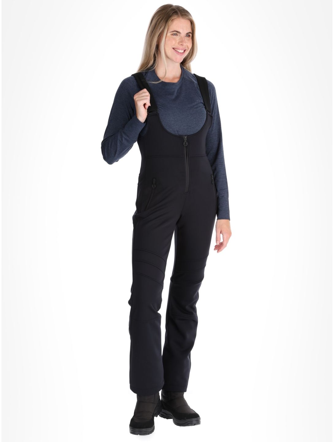 Sportalm Kitzbühel, Venus pantalones de esquí softshell mujeres Black negro 