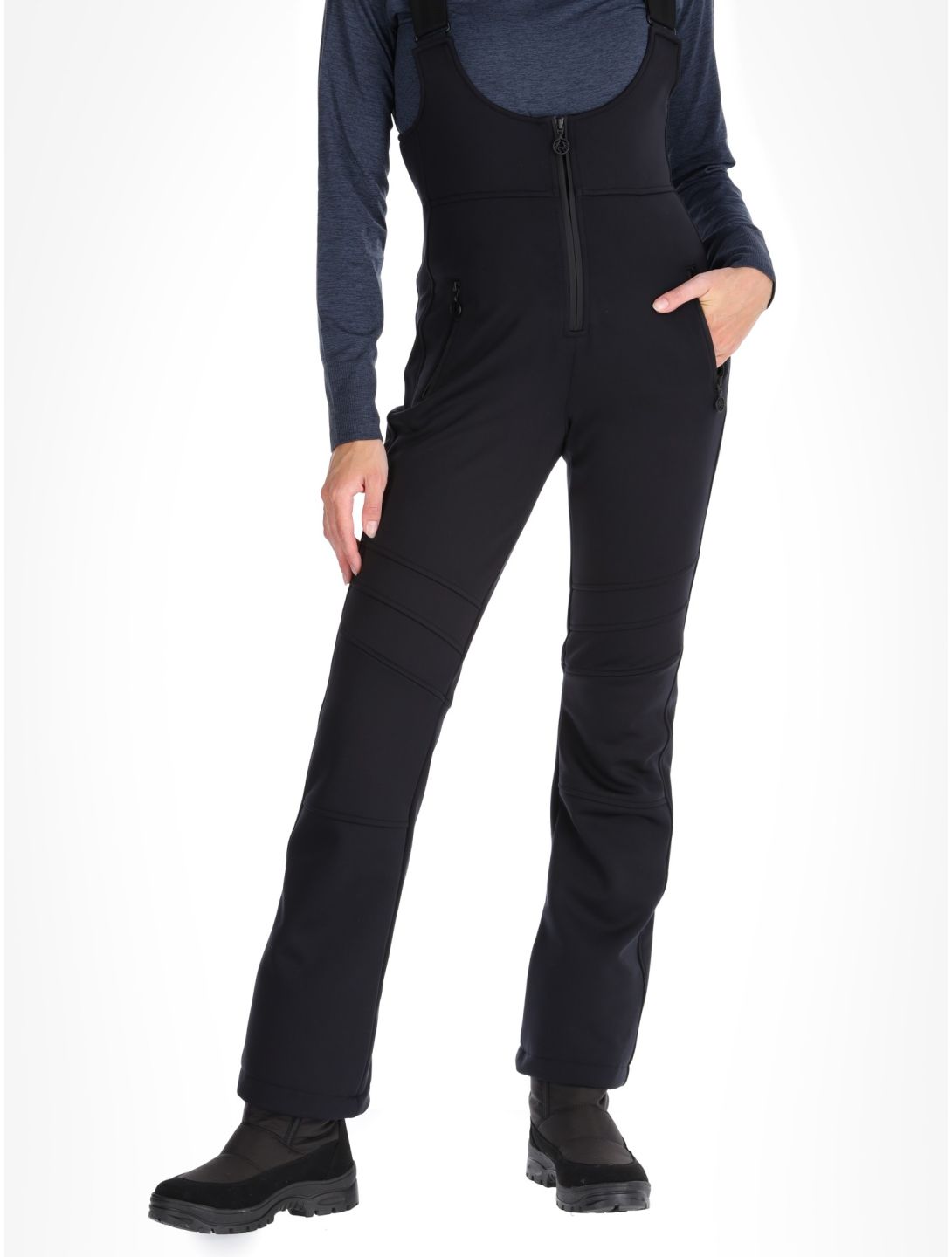 Sportalm Kitzbühel, Venus pantalones de esquí softshell mujeres Black negro 