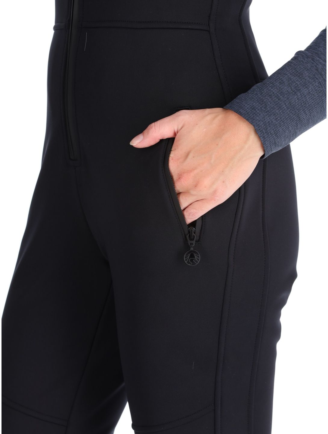 Sportalm Kitzbühel, Venus pantalones de esquí softshell mujeres Black negro 