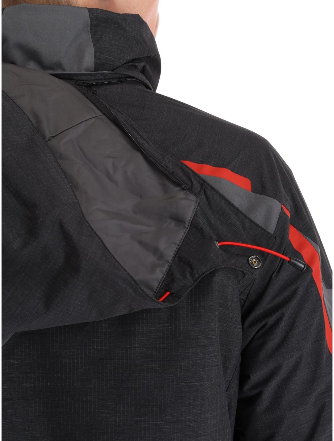 Spyder, Leader chaqueta de esquí hombres Polar gris, negro 