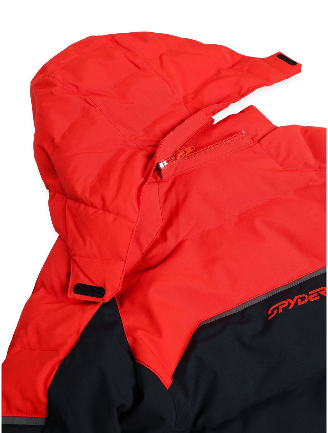 Spyder, Impulse Synthetic Down chaqueta de esquí niños Volcano negro, rojo 