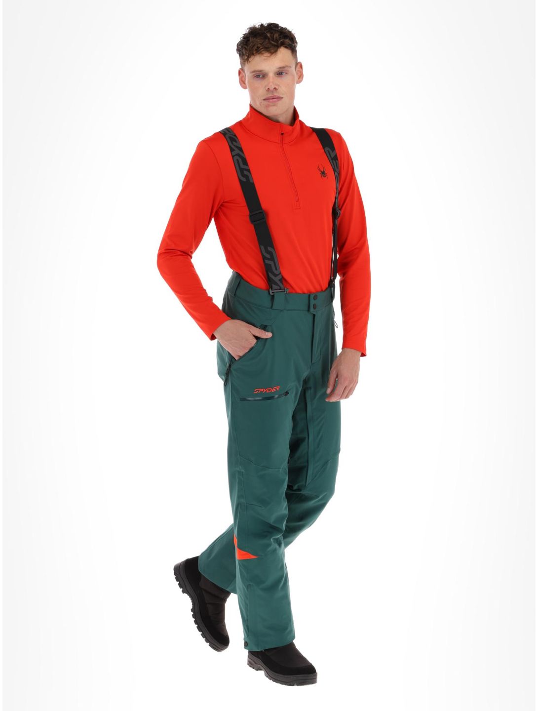 Spyder, Propulsion pantalones de esquí hombres Cypress Green verde 