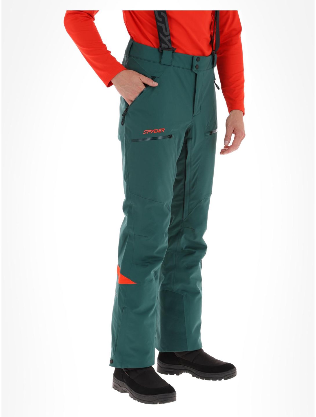 Spyder, Propulsion pantalones de esquí hombres Cypress Green verde 