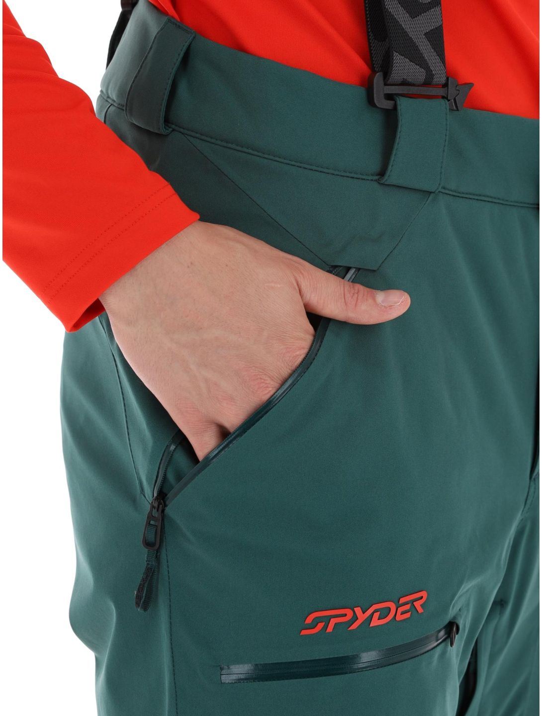 Spyder, Propulsion pantalones de esquí hombres Cypress Green verde 