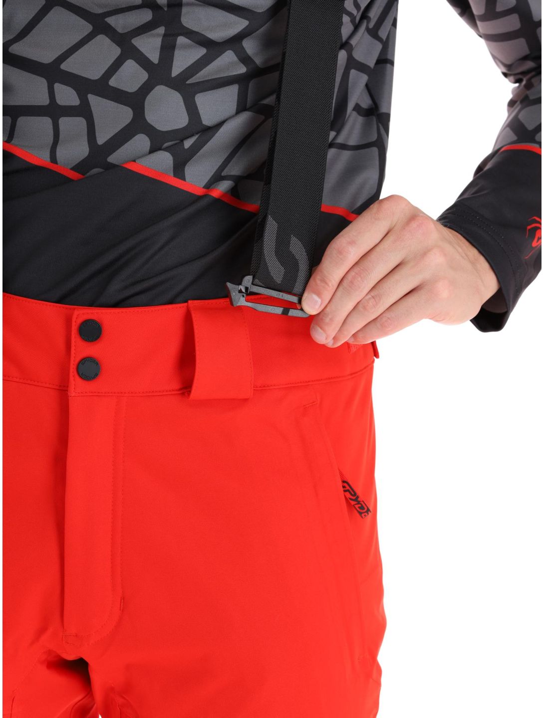 Spyder, Dare pantalones de esquí hombres Volcano rojo 