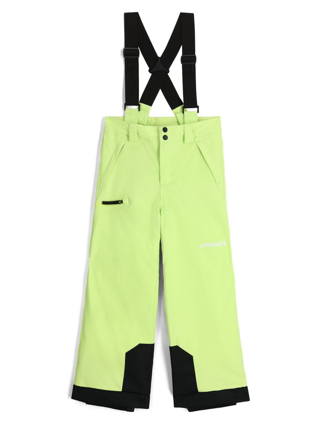 Spyder, Propulsion pantalones de esquí niños Lime Ice verde 