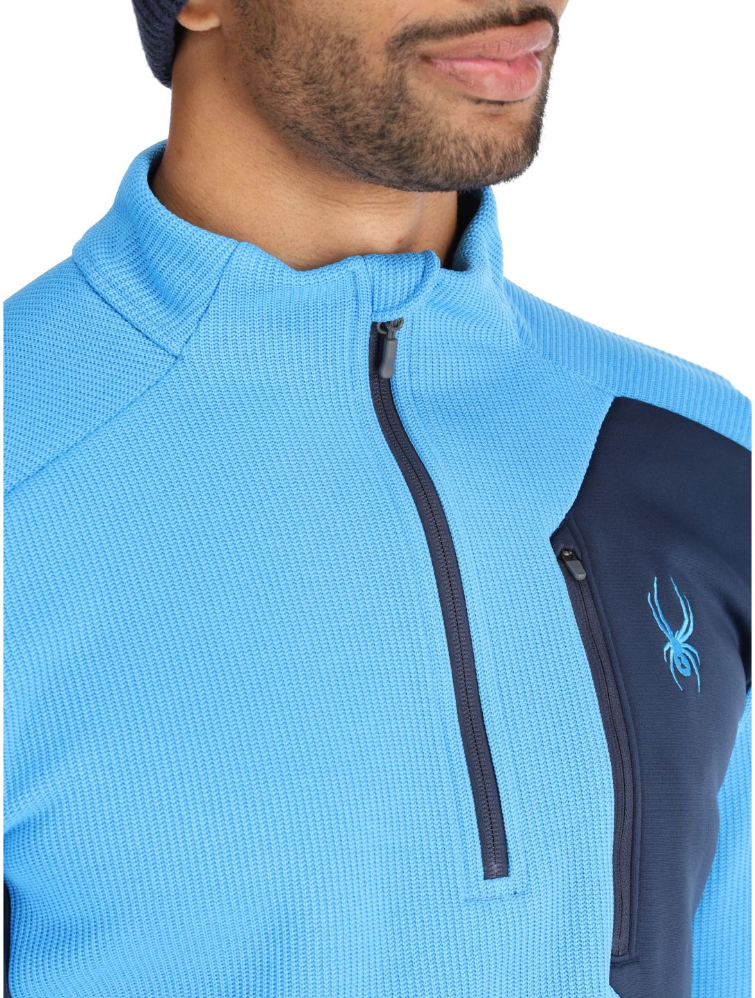 Spyder, Bandit 1/2 Zip jersey hombres Aether Blue azul 