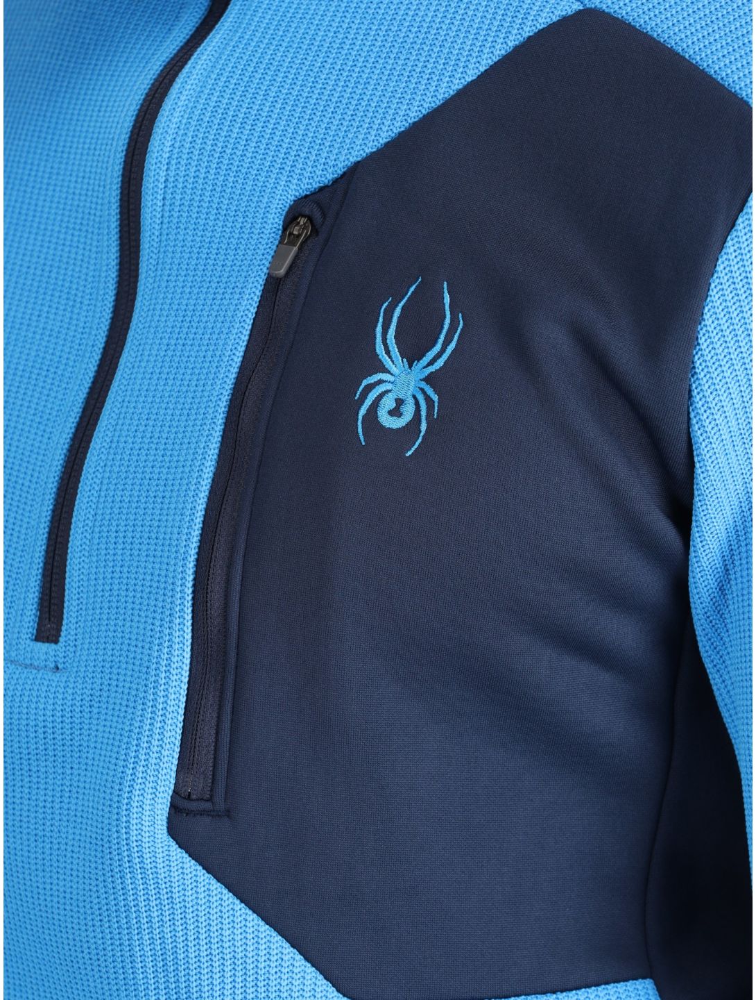 Spyder, Bandit 1/2 Zip jersey hombres Aether Blue azul 