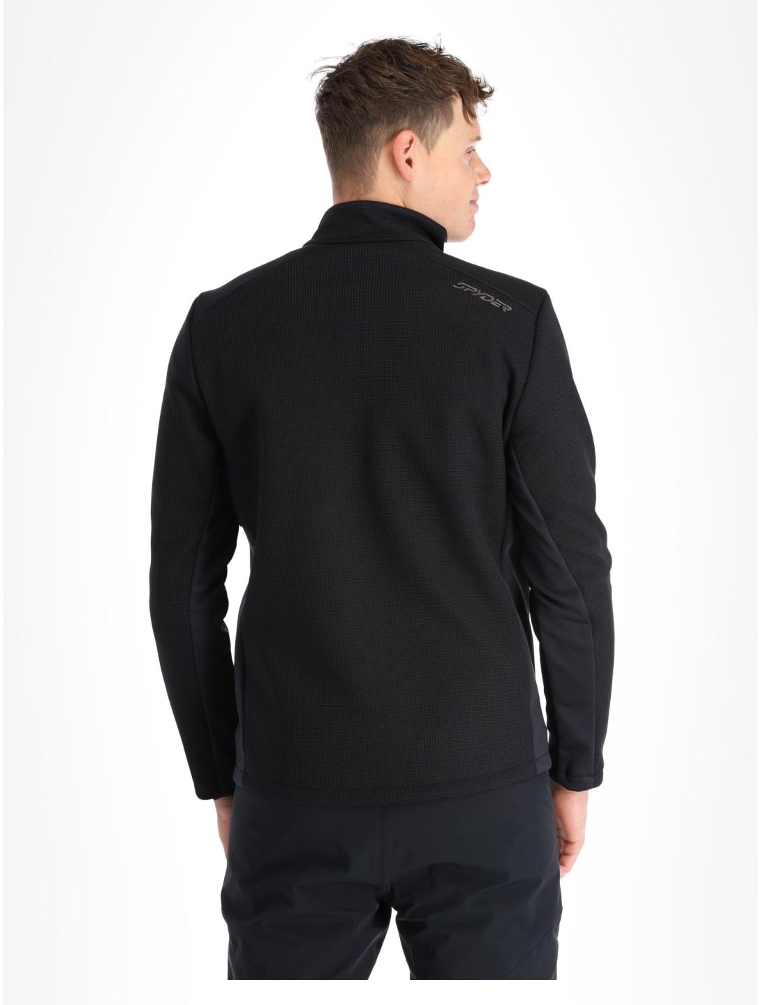 Spyder, Bandit 1/2 Zip jersey hombres Black negro 