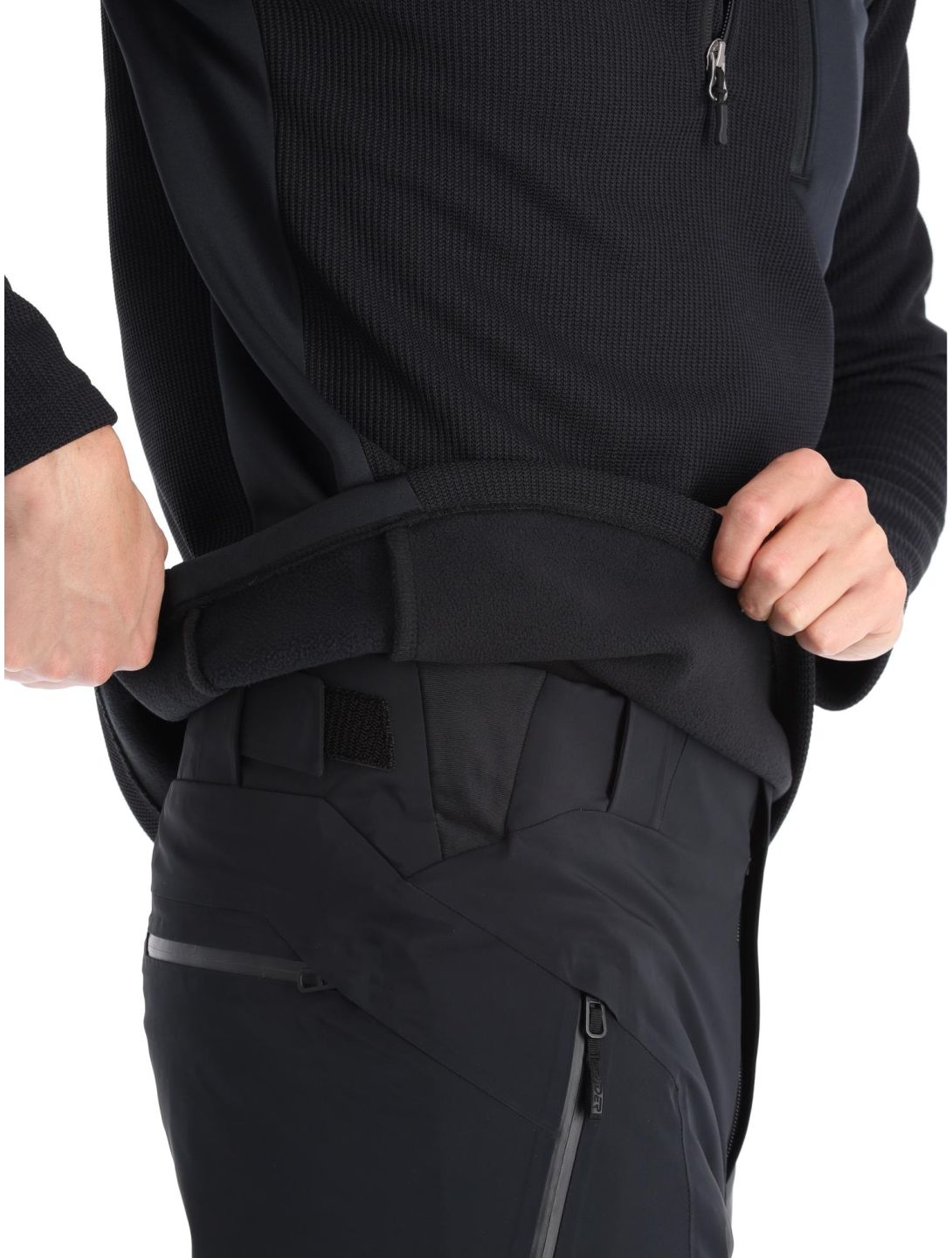 Spyder, Bandit 1/2 Zip jersey hombres Black negro 