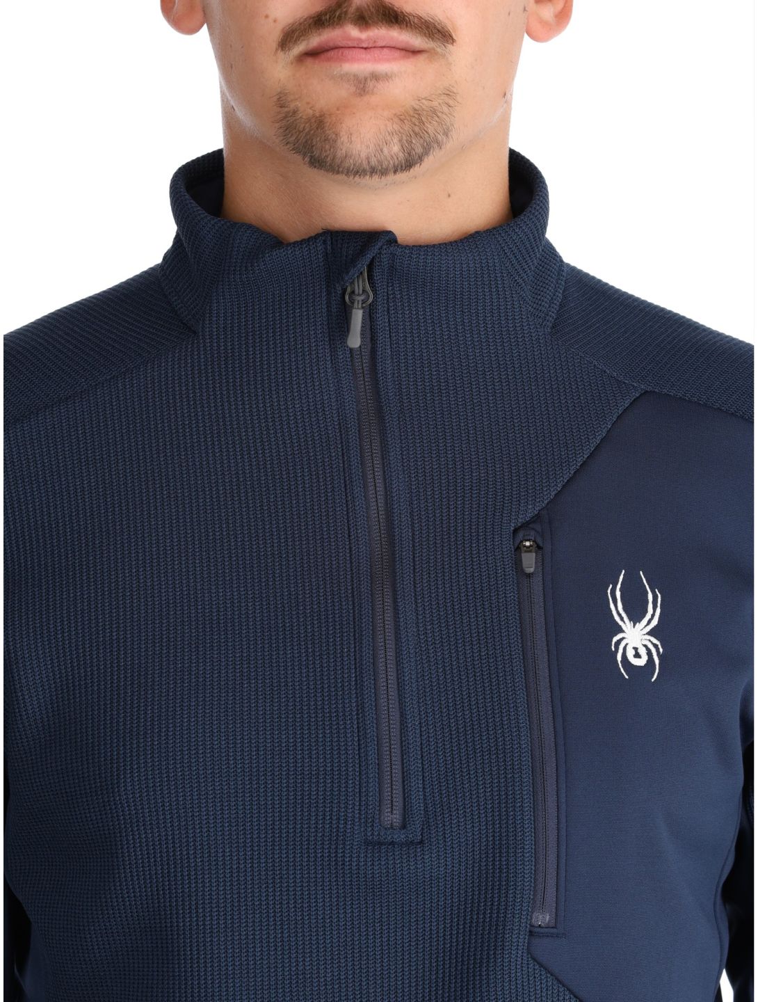 Spyder, Bandit 1/2 Zip jersey hombres True Navy azul 