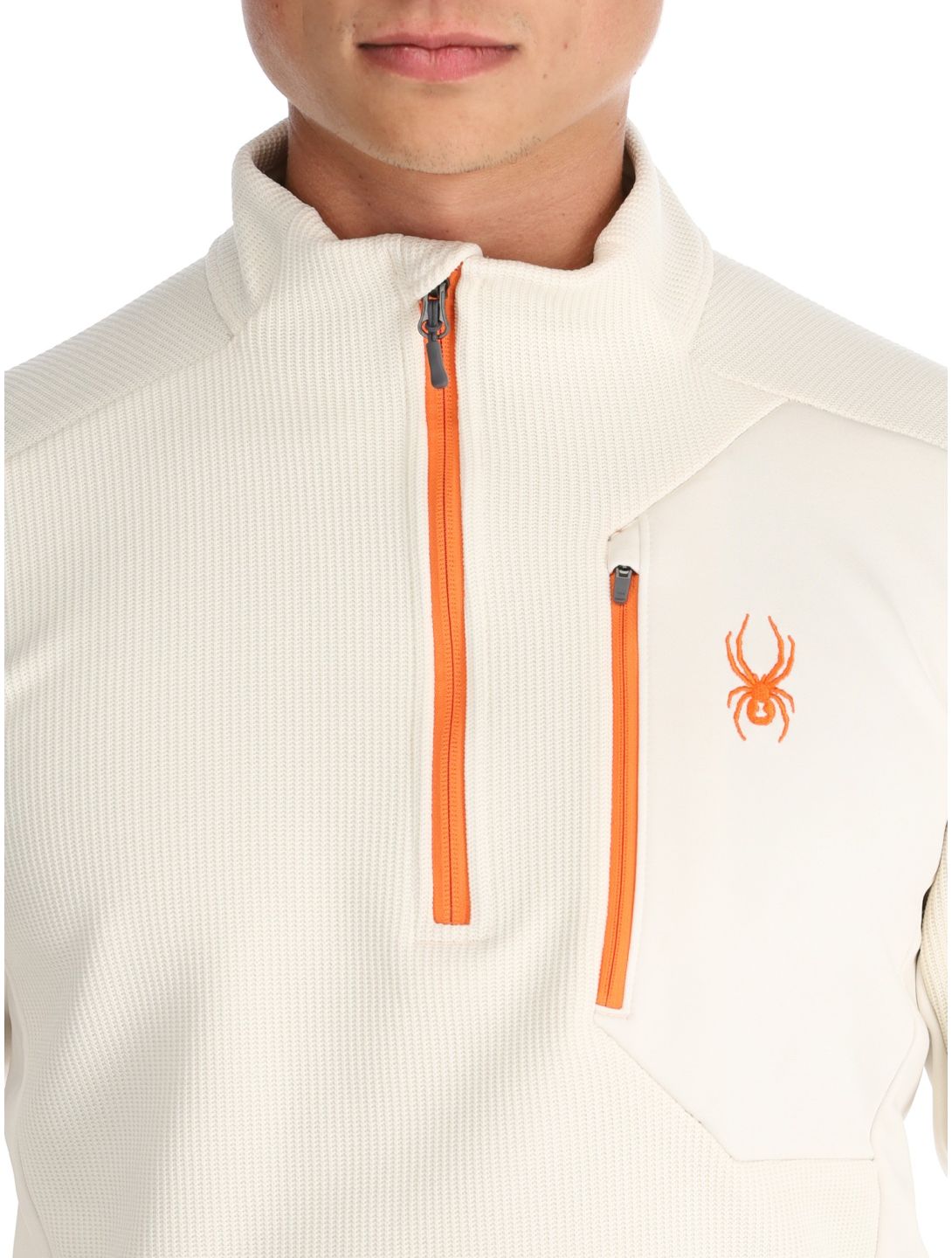 Spyder, Bandit 1/2 Zip jersey hombres Vanilla Latte beige 