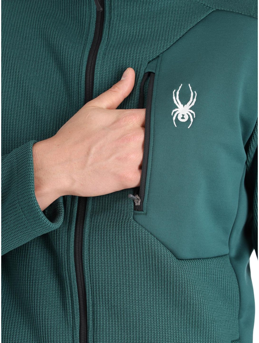 Spyder, Bandit chaleco hombres Cypress Green verde 