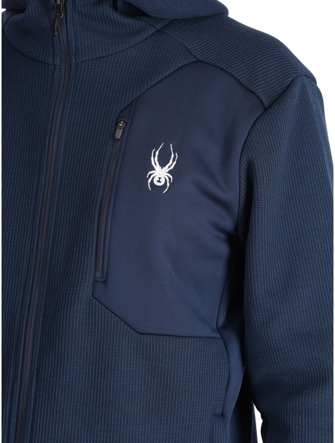 Spyder, Bandit Hooded chaleco hombres True Navy azul 