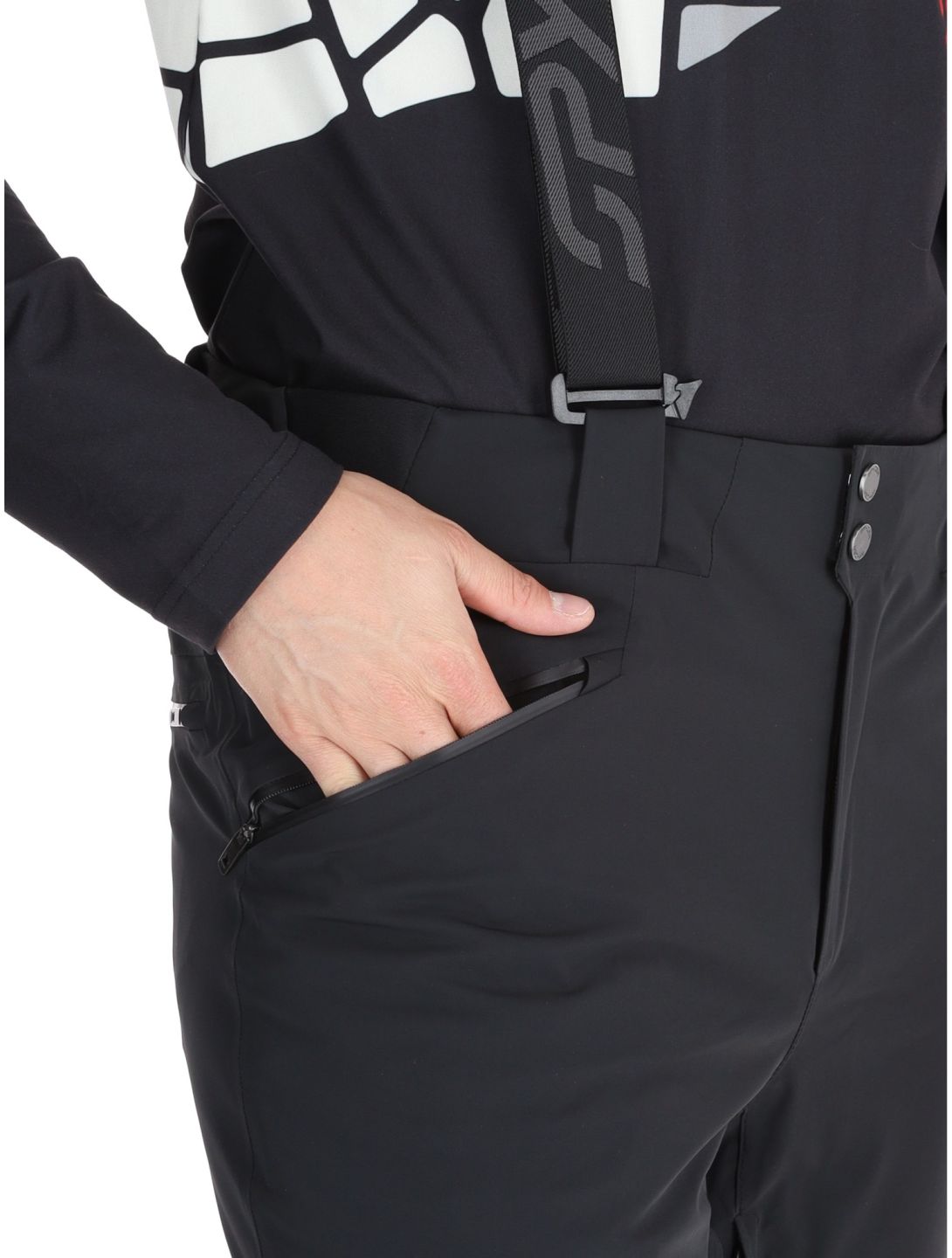 Spyder, Bormio pantalones de esquí hombres Black negro 