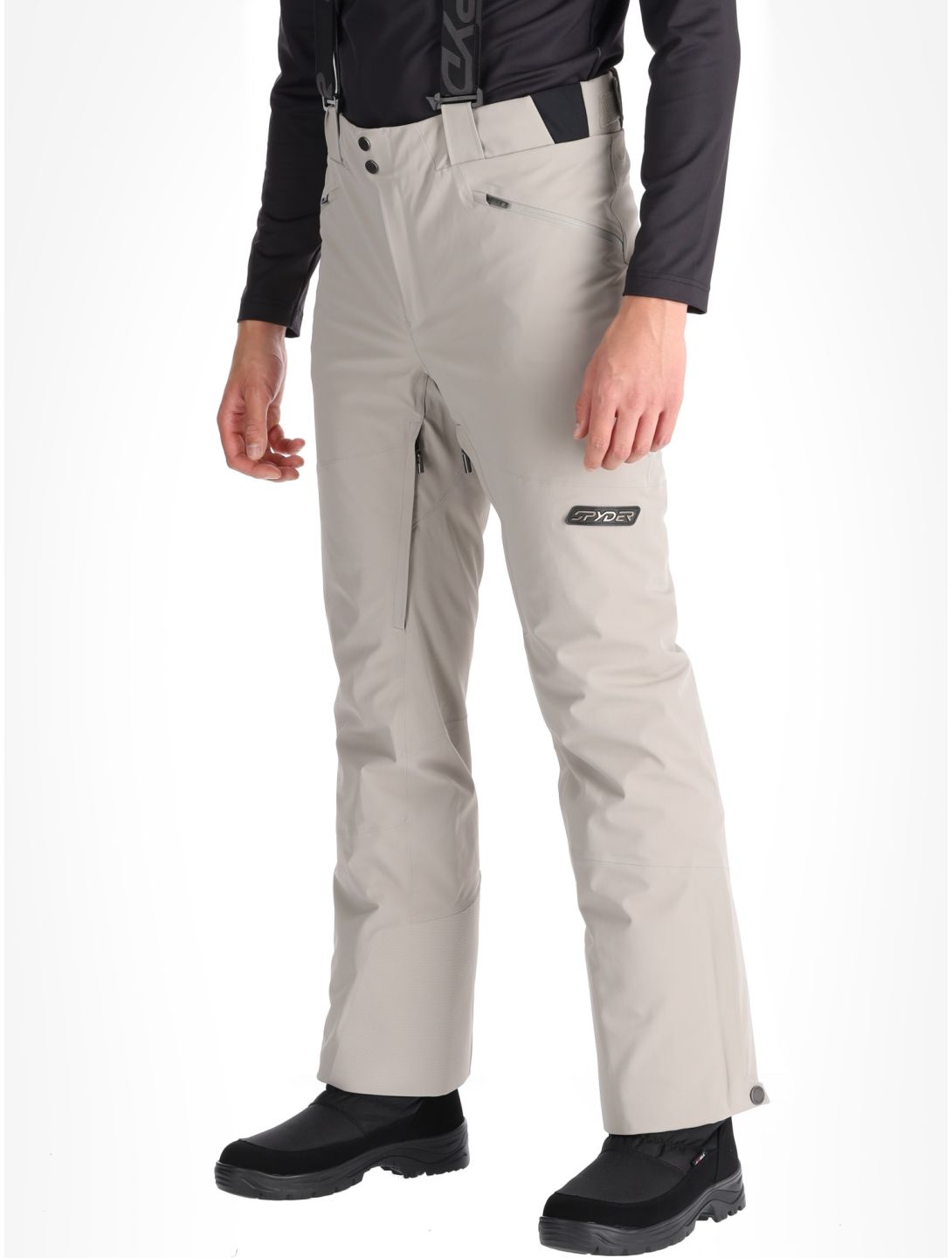 Spyder, Bormio pantalones de esquí hombres Concrete gris 