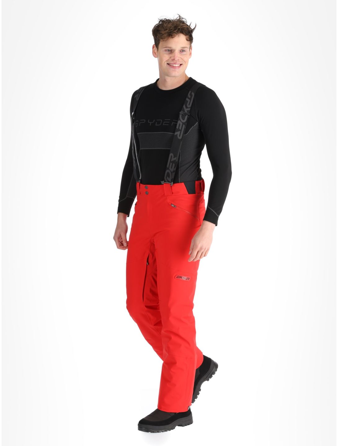 Spyder, Bormio pantalones de esquí hombres Spyder Red rojo 