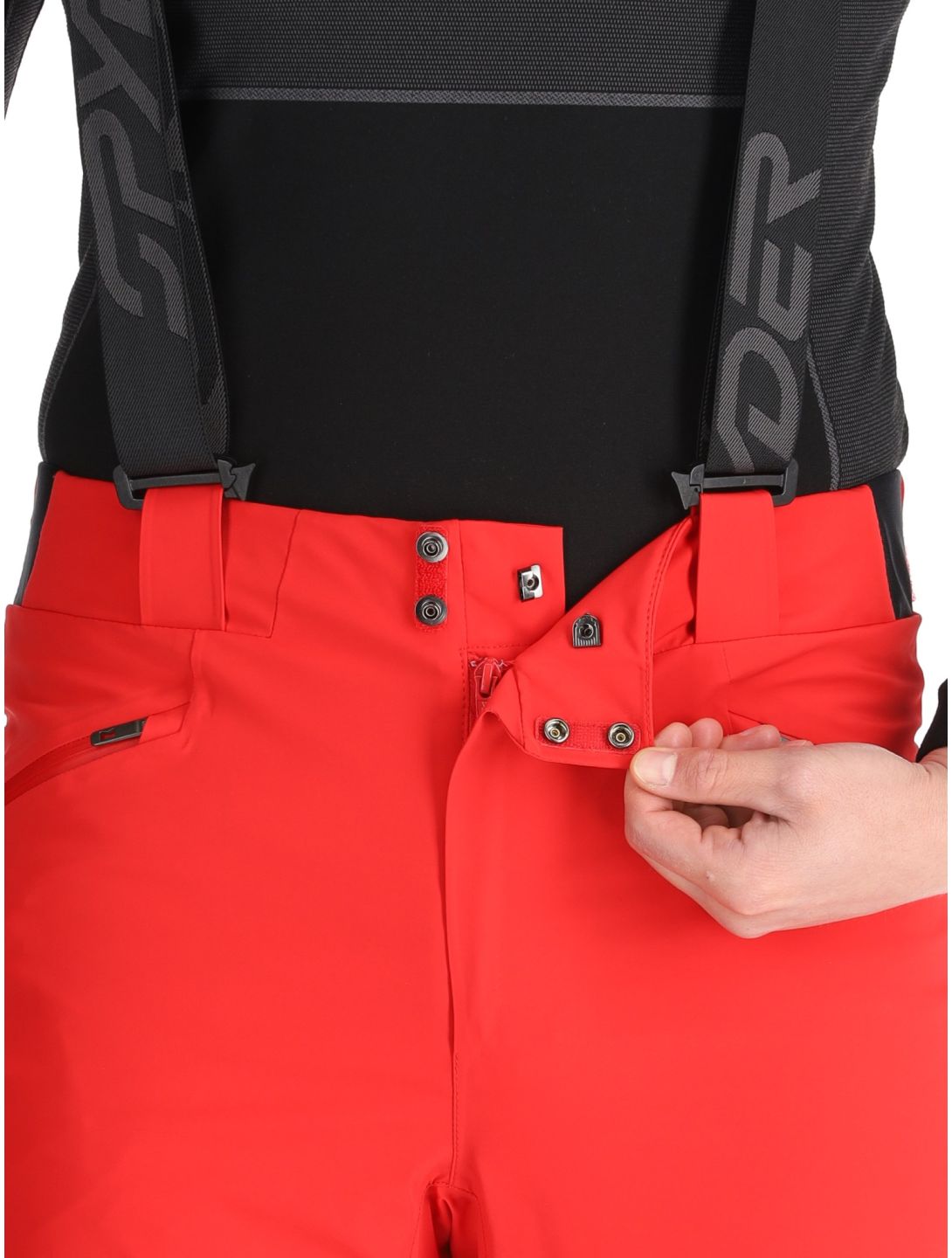 Spyder, Bormio pantalones de esquí hombres Spyder Red rojo 