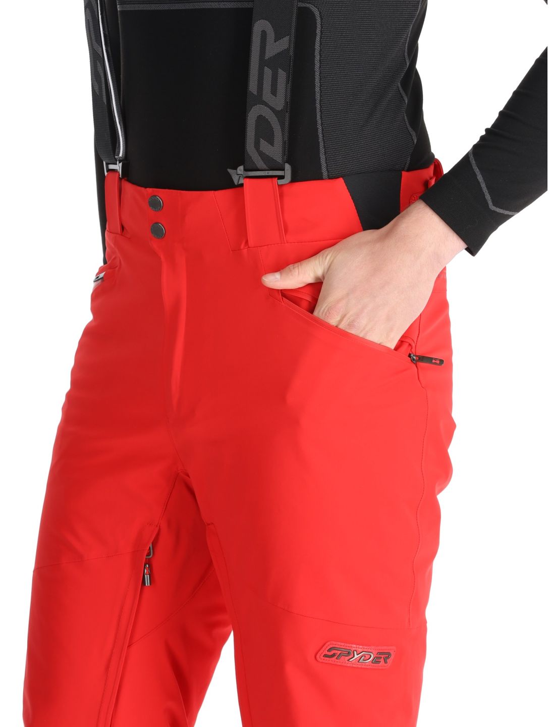 Spyder, Bormio pantalones de esquí hombres Spyder Red rojo 