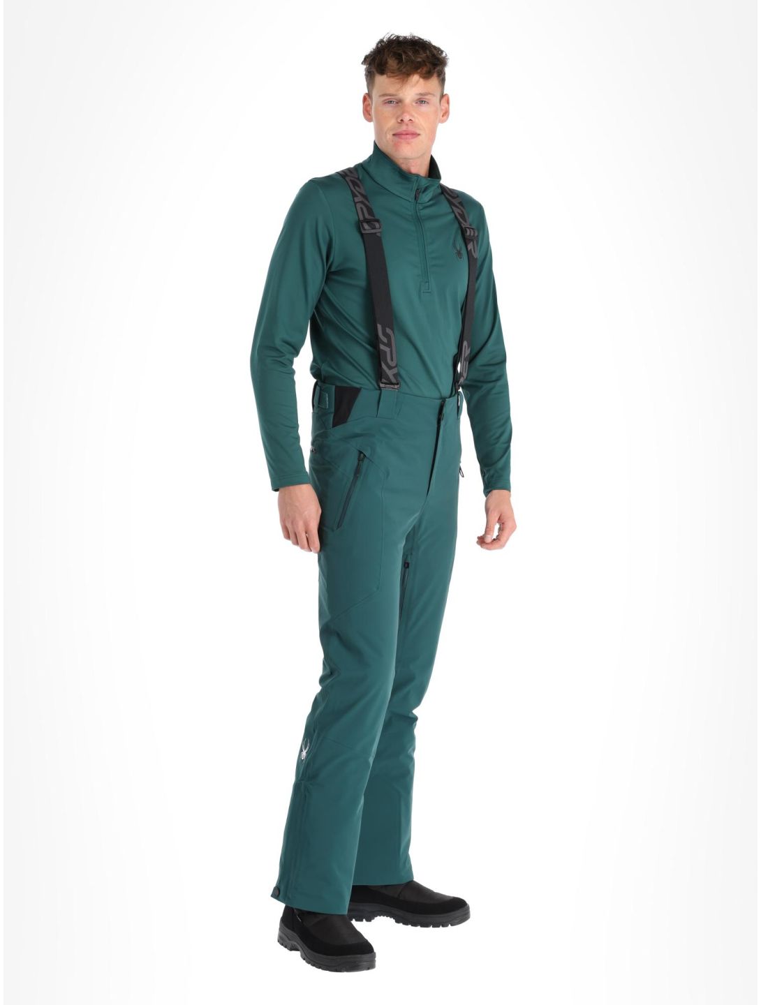 Spyder, Bormio Gtx pantalones de esquí hombres Cypress Green verde 