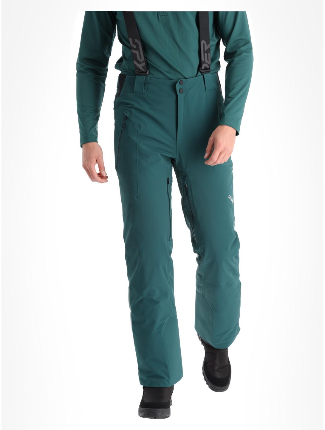 Spyder, Bormio Gtx pantalones de esquí hombres Cypress Green verde 