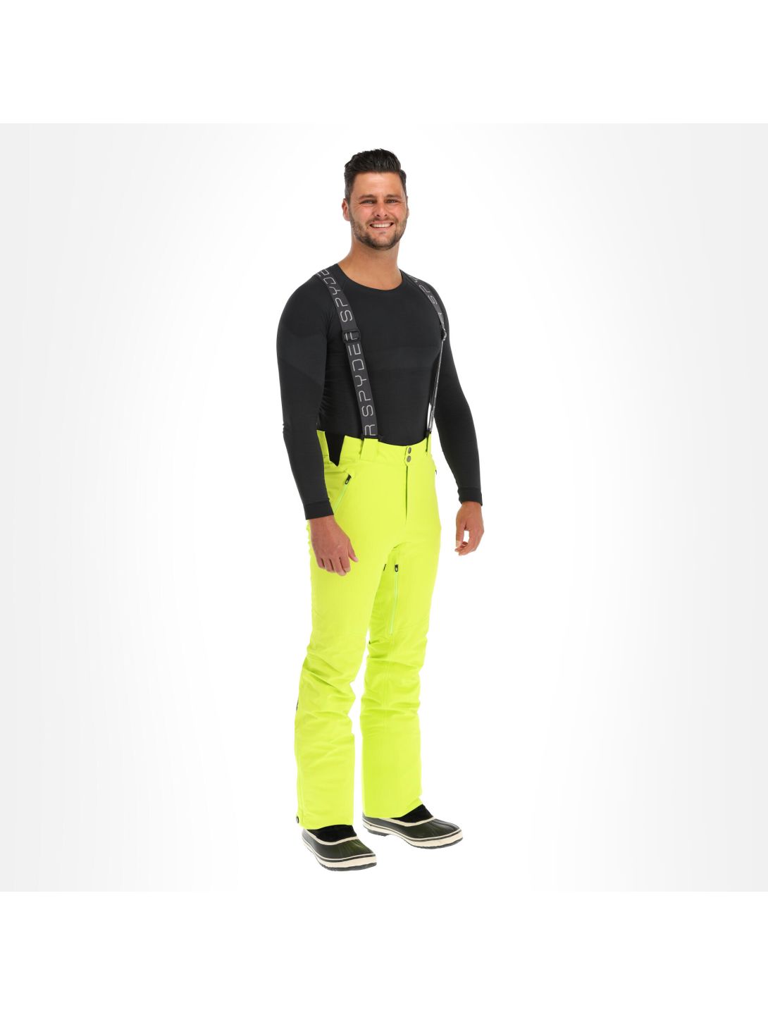 Spyder, Bormio GTX pantalones de esquí hombres lime verde