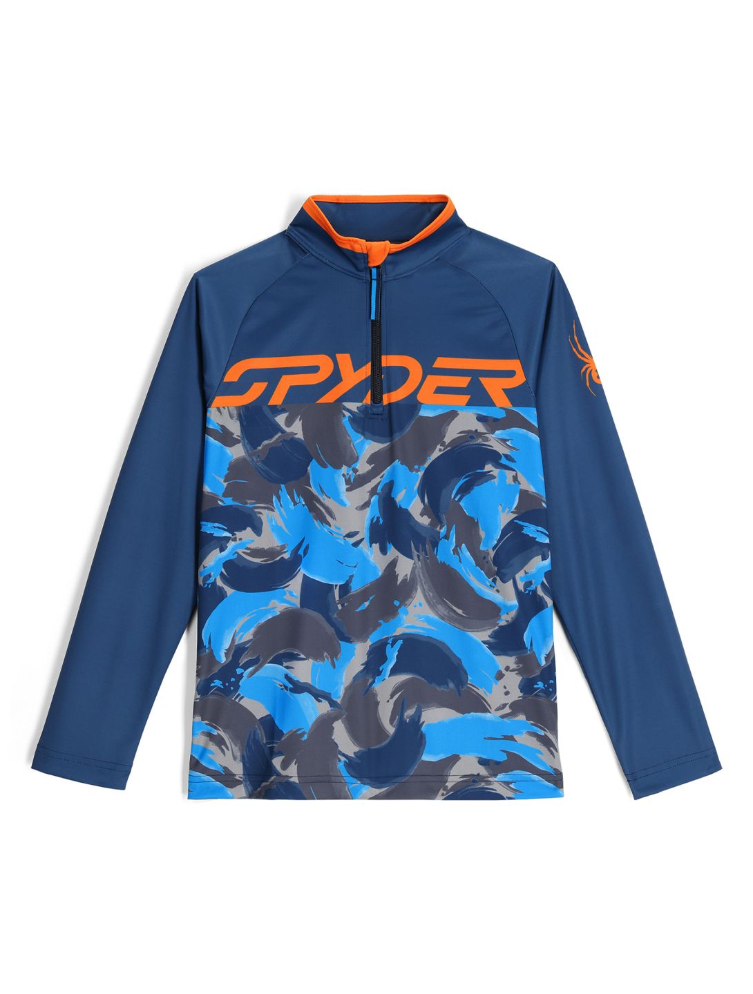 Spyder, Camo 1/2 Zip jersey niños True Navy azul 