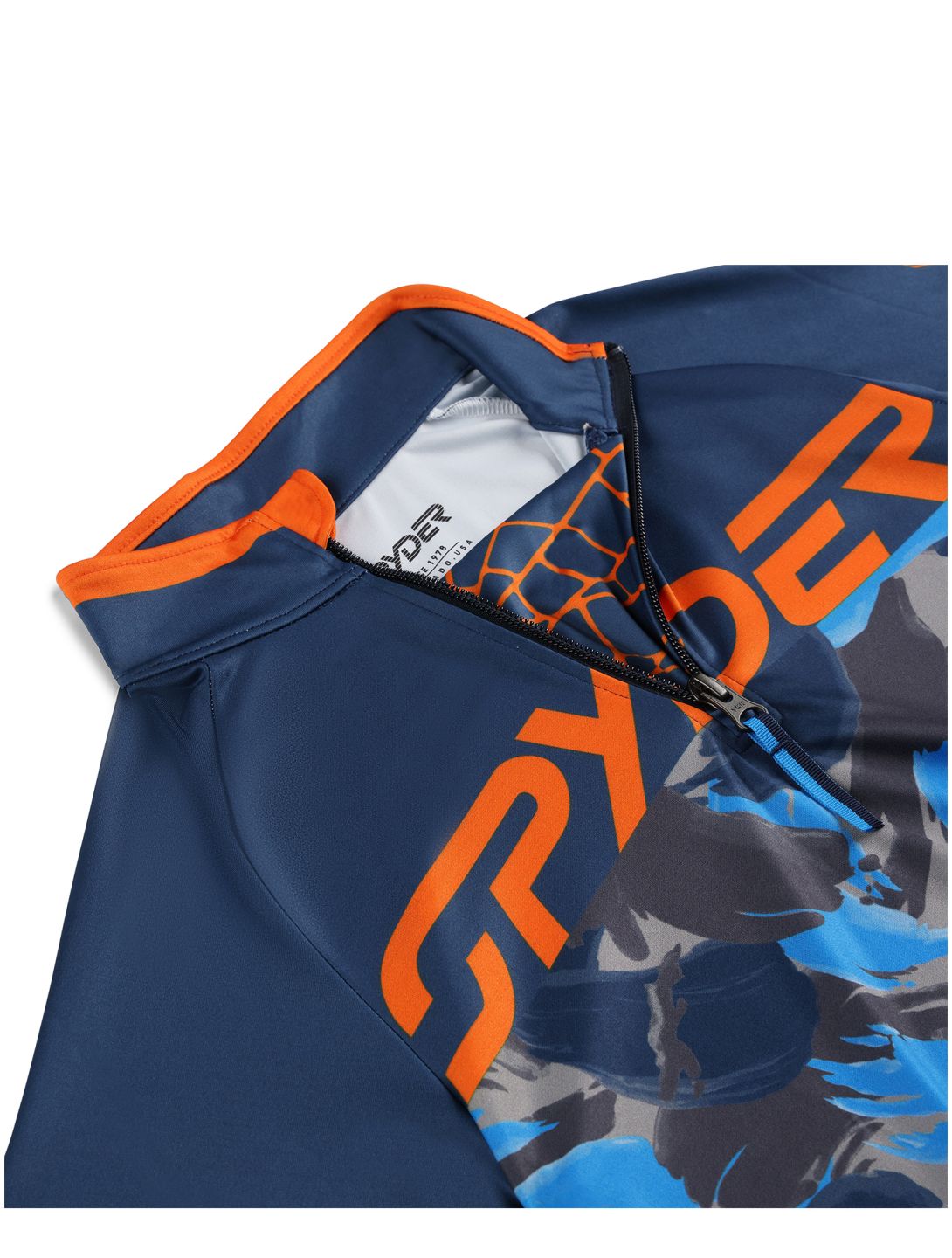 Spyder, Camo 1/2 Zip jersey niños True Navy azul 